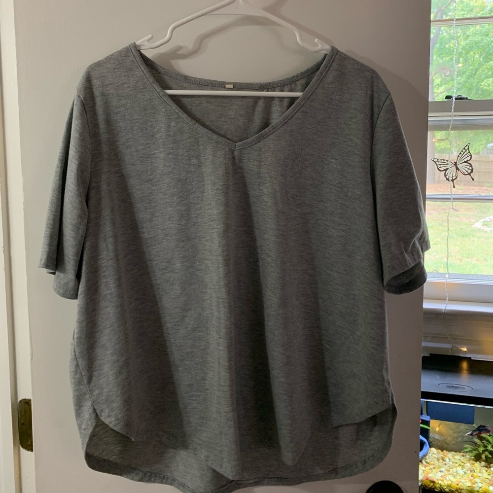 Short Grey Top